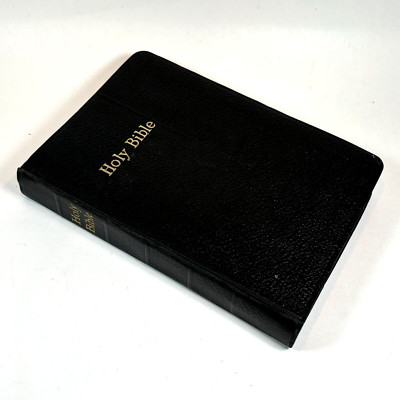 Vintage - The Holy Bible - American Bible Society ABS 1961 - Black Soft Bound-image