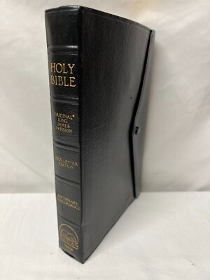 Holy Bible Dictionary Concordance Red Letter Edition King James  Dugan 7P80S-image