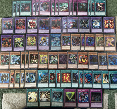 YuGiOh 70 Card Sleeved Elemental HERO & Evil + Vision Deck w/30 Card Extra&Side-image