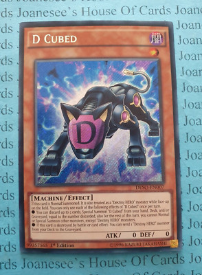 DESO-EN007 D Cubed Secret Rare Yu-Gi-Oh Card 1st Edition New-image