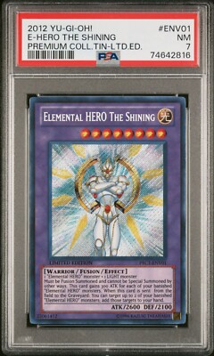 PSA 7 - Yugioh! Elemental HERO The Shining (PRC1-ENV01)-image