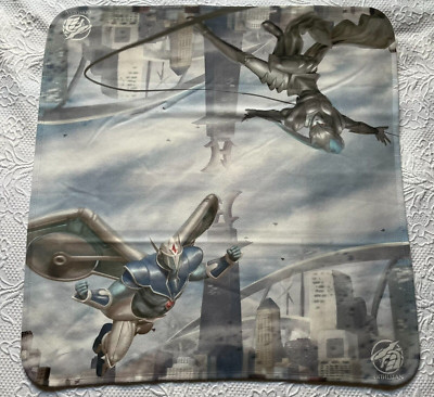 Yugioh Hero Cloth Playmat Suede 2 Player Elemental Hero Stratos not pvramid-image
