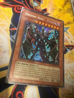 Yu-Gi-Oh! Destiny Hero - Plasma - CT04-EN003 - Secret Rare - Played-image