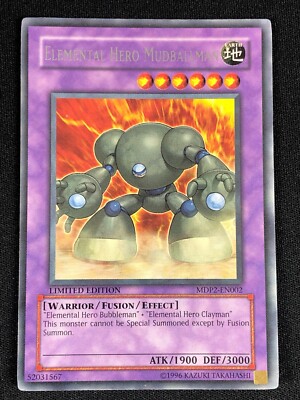 YUGIOH ELEMENTAL HERO MUDBALLMAN MDP2-EN002 RARE (NM)-image