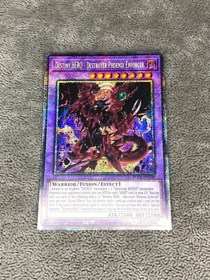 Yu-Gi-Oh! 1x Destiny HERO - Destroyer Phoenix Enforcer POTE-EN100 Starlight 1st-image