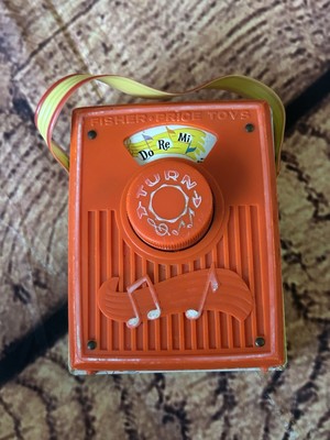 Vintage Fisher Price Music Box Pocket Radio #759 