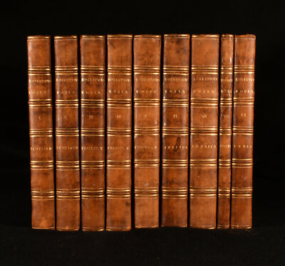 1769-96 10 Vol in 9 Works of William Robertson History Illustrated Folding Ma...-image