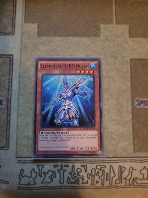 YUGIOH TCG ELEMENTAL HERO OCEAN SDHS-EN002 COMMON 1ST EDITION NM-image