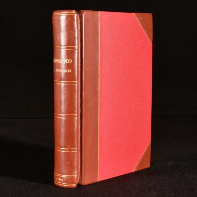 1886 Kidnapped Robert Louis Stevenson First Edition First Issue Folding Map-image