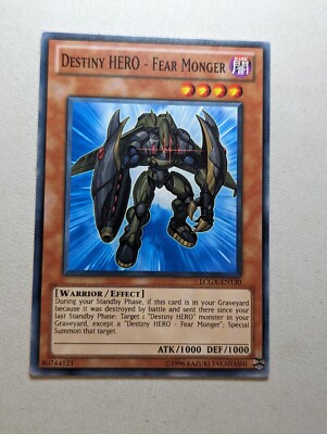 Destiny HERO - Fear Monger - LCGX-EN130 - Common - YuGiOh-image