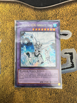 Yugioh SEALED Elemental Hero Absolute Zero BLC1-EN004 Secret Rare Limited!!-image
