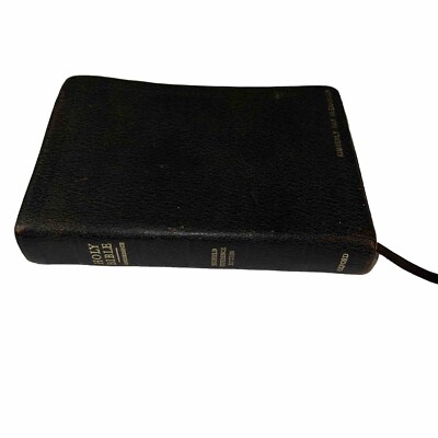 Scofield Reference KJV Holy Bible  + Concordance Oxford 1945 Black Leather-image