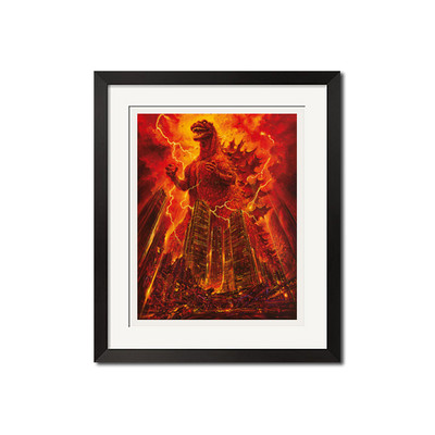 17x22 Print - Godzilla x Noriyoshi Ohrai Japanese Vintage Monster Poster 0765-image