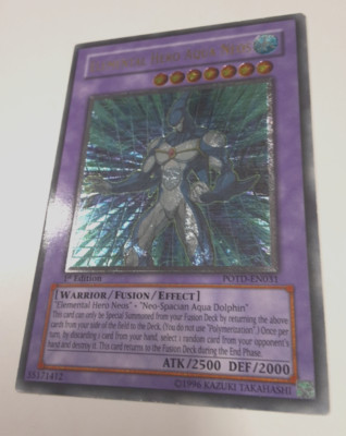 ELEMENTAL HERO AQUA NEOS (UTR) POTD-EN031 Power of the Duelist 1st Edition-image