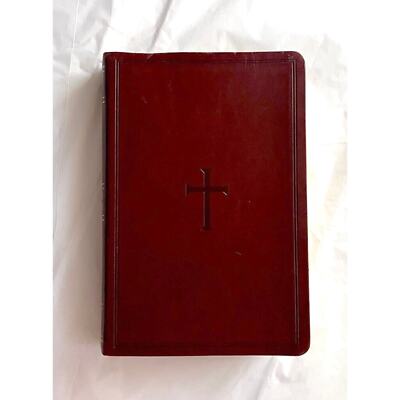 Holy Bible King James Version Jesus Words Red Large Print Reference 1998 W/ Maps-image