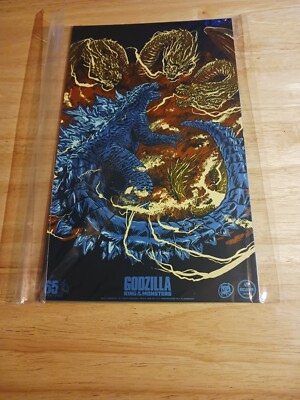 Godzilla King of the Monsters Art Print Rodan Loot Crate 65 Year Anniversary  .-image