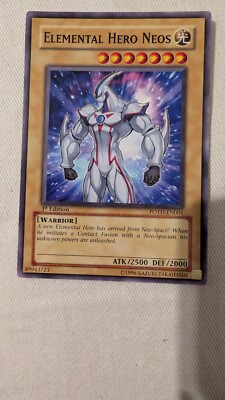 Yu-Gi-Oh - Elemental Hero Neos - POTD-EN001 - Rare 1st Edition-image