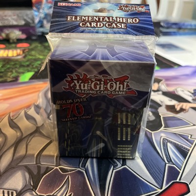 Konami Yu-Gi-Oh! Card Case - ELEMENTAL HERO (Holds Over 70 Sleeved Cards) - New-image