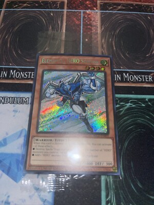 Yu-Gi-Oh! Elemental HERO Stratos BLC1-EN003 Secret Rare - Sealed-image