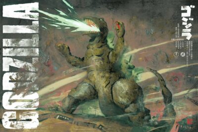 2020 SDCC Exclusive Mondo Godzilla Kent Williams Screen printed Poster LE 225!!!-image