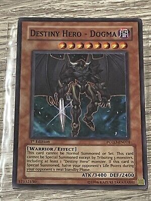 Yu-Gi-Oh! Destiny Hero - Dogma POTD-EN014 1st Edition Ultimate Rare - FREE SHIP!-image