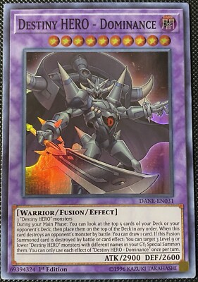 Destiny HERO - Dominance DANE-EN031 Dark Neostorm 1st Edition-image
