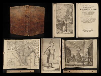 1738 Thomas Salmon on Myanmar Arakan Mogul Empire INDIA Ceylon Maldives MAPS-image