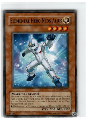 Yu-Gi-Oh! Elemental Hero Neos Alius Common DP06-EN005 Heavily Played Unlimited-image