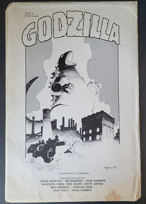 1988  Godzilla Portfolio Art Pack 10 Prints complete-image