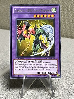 Elemental Hero Flame Wingman 1st Ed Rare #RYMP-EN016-image