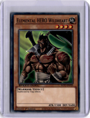#SGX2-ENA10 - ELEMENTAL HERO WILDHEART - SPEED DUEL GX - YU-GI-OH-image