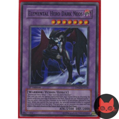 Yugioh Elemental HERO Dark Neos DP03-EN014 Super Rare 1st Edition NM-image