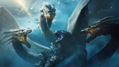 283154 Godzilla King of the Monsters Fighting Movie PRINT POSTER-image