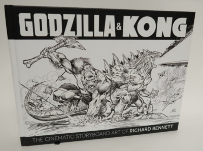 Godzilla & Kong The Cinematic Storyboard Art of Richard Bennett Hardcover Book-image