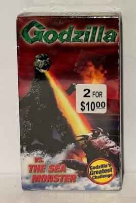 GODZILLA vs. THE SEA MONSTER  Challenge VHS GoodTimes Release Vtg 1996 NEW!-image