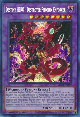 Destiny Hero - Destroyer Phoenix Enforcer MP22-EN209 Prismatic Secret Rare 1st-image