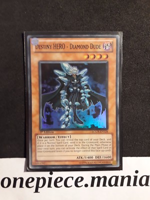 Yu-gi-oh! Destiny HERO - Diamond Dude LCGX-EN124 1st-image