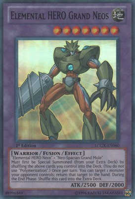 Elemental HERO Grand Neos - LCGX-EN060 - Super Rare - Unlimited Edition x1 Moder-image