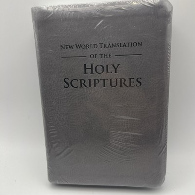 New World Translation of the Holy Scriptures New Sealed Gray Soft Cover-image