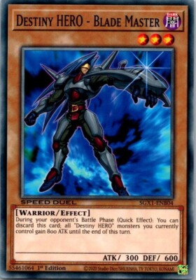 Destiny Hero - Blade Master POTD-EN015 Power of the Duelist 1st Edition-image