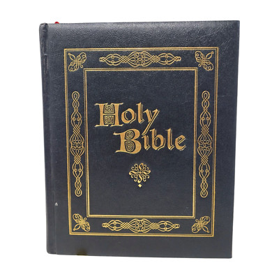 Vintage World Family Heritage HOLY BIBLE Leather King James Version Large Print-image