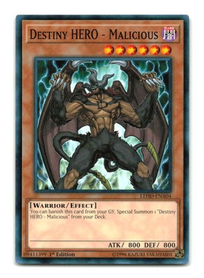 Destiny HERO - Malicious - LEHD-ENA04 - YuGiOh-LP-image