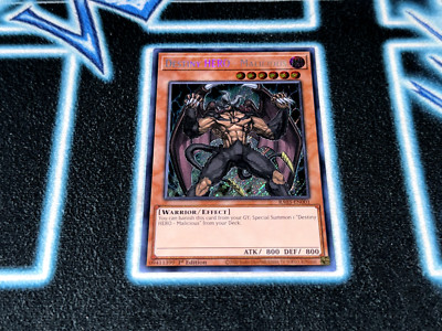 Destiny HERO - Malicious - RA03 - Secret Rare (SCR) - ON HAND-image