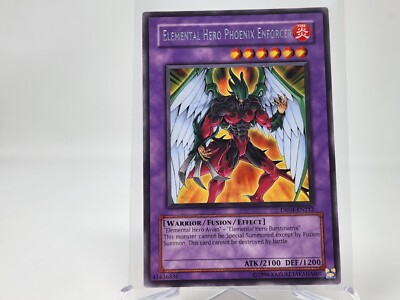 YuGiOh Elemental Hero Phoenix Enforcer DR04-EN212 Dark Revelation Rare NM-image