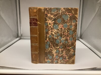 1861 Hull’s Coal-Fields Of Great Britain With Foldout Map 3/4 Leather History-image