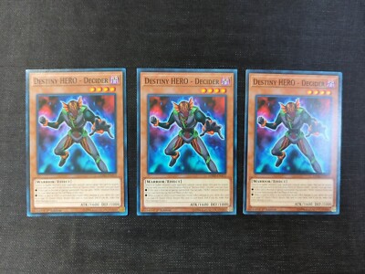 * 3x - Destiny HERO - Decider - LEHD-ENA12 - 1st Ed - LP-image