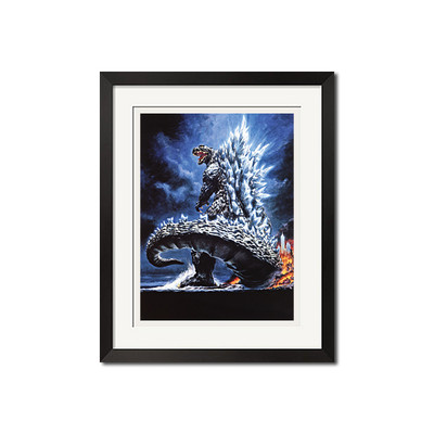 17x22 Print - Godzilla x Noriyoshi Ohrai Japanese Vintage Monster Poster 0573-image