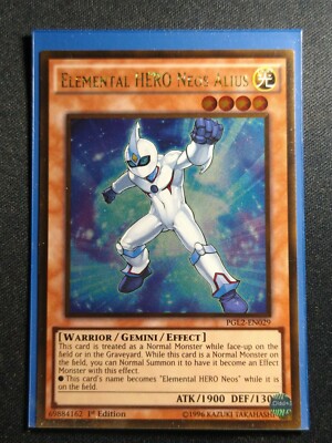 Yu-Gi-Oh! Elemental HERO Neos Alius PGL2-EN029 1st Gold Rare NM-image