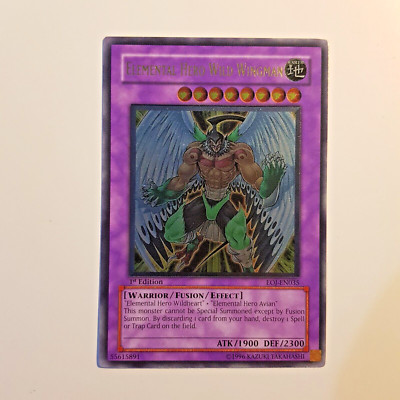 YUGIOH ELEMENTAL HERO WILD WINGMAN ULTIMATE RARE 1ST EOJ-EN035 MINT-image
