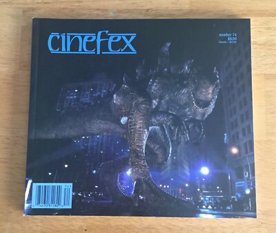 Cinefex Special Visual Effects Magazine #74 July 1998 Godzilla New-image